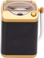 Makeup Washing Machine, Electric Quick Dry Quick Cleaning Mini Beauty Blender Washing Machine, Cosmetic Tool Cleansing Machine Children Toy Gift(Gold)