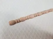 Miniature Wood Trim Flat Back Bead Style Relief Molding 3/8" x 18" Long