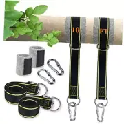 Extra Long Tree Swing Straps, 10FT Tree Swing Hanging Straps Kit Holds 10FTx2