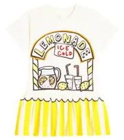 [Stella McCartney Kids] Stella McCartney Kids Baby printed striped cotton dress M 3 multicoloured