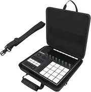 Geekria Analog Device Case Compatible with Native Instruments Maschine Plus, Maschine MK3, Protect Cover, Water-Resistant, Travel Carrying Bag with Shoulder Strap
