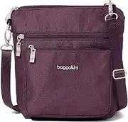 [Baggallini] Modern Pocket Crossbody Bag for Women, 8.5"x8.5" Handbag Purse with RFID, Lightweight Water-Resistant