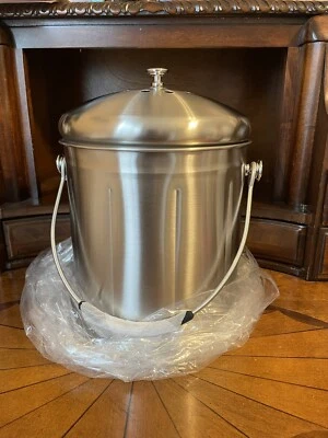 Abakoo Stainless Steel Compose Bin.