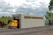 BACHMANN HO Single Stall Shed (Built-Up Resin) (D) BAC35115