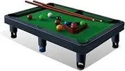 Mini Pool Table,Tabletop Pool Set Table Top Game for Adults Portable Billiards Game Includes Game Balls, Sticks,Cues Triangle Rack-Portable and Fun for The Whole Family,Party