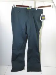 Bisley Workwear Men’s Work Pants Size 112R 44R Bottle green Cotton stretch 50+UV