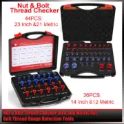 Metric Nut Bolt Thread Gauge Detection Tools AND Nut & Bolt Thread Checker Inch