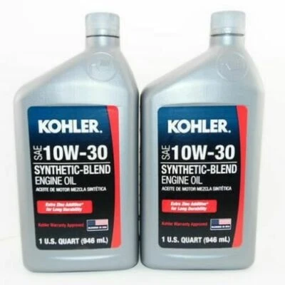 2 Quart Special OEM Kohler SAE 10W30 Engine Oil And Filter 1205001
