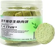 Cat Grass Treats | Dried Chew Kitten Biscuits Snacks Toy,Chewable Cat Treats for Pet Kitten of Any Age Breath Refresh Teeth Cleaning
