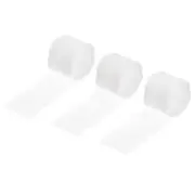 Chiffon Ribbon 1.5"x8 Yard, Ribbon White Chiffon for Wedding 3pcs
