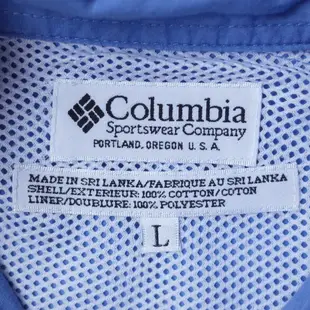 古著 Columbia PFG Vented Fishing Shirt 釣魚襯衫 藍色