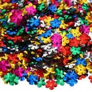30Gram Sequins for Crafts, 1Pack Colored Sequin and Spangles, Flower