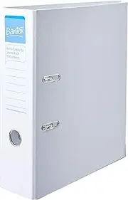 Bantex Lever Arch Folder Extra Capacity A4 80mm Spine White 500 Sheet Capacity [Item No. 100851794]