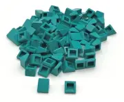 Lego 100 New Dark Turquoise Slopes 30 1 x 1 x 2/3 Stud Sloped Pieces Parts