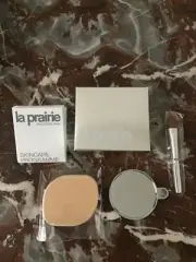 LA PRAIRIE Switzerland : Base for Foundation Pot, with Brush and Sponge : New.