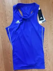 ADIDAS CLIMALITE GIRLS SIZE XL BLUE TANK TOP