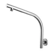 ACA Wall Mounted Stainless Steel Chrome Round Gooseneck Shower Arm For Shower Head