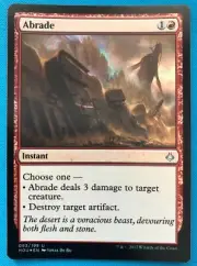 Abrade - FOIL - Hour of Devastation HOU MTG Red Instant Magic the Gathering NM/M