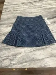 Margaret M Size Medium Blue Pull On Stretchy Skirt