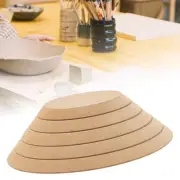 5 Pieces Pottery Moulds DIY Crafting for Art Making Hand Building Dish Plate