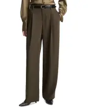 Vince High Waist Pleated Pants