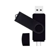 Custom Logo Metal USB Flash Drive Memorias Usb Creativas Sticks USB Flash Drive 16GB OTG Usb 2.0 Pendrive for Phone