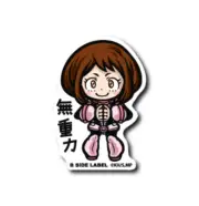 My Hero Academia Ochako Uraraka B-SIDE LABEL 1st Edition Sticker Japan Limited