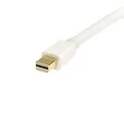 StarTech 1m White Mini DP to DP 1.2 Cable - MDP2DPMM1MW