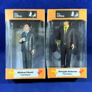 New MICHAEL SCOTT & DWIGHT SCHRUTE The Office 6" VINYL FIGURES CultureFly 2019