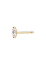 Otiumberg Diamond Marquise 9kt Gold Single Stud Earring ONE SIZE