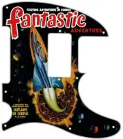 Pickguard to fit Fender Telecaster Guitar 8 Hole Humbucker Outlaws of Corpus