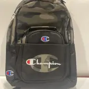 Brand New Champion Kids Munch Backpack With Lunch Kit Combo CAMO Large