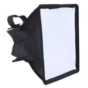 2PCS Portable Flash Folding Soft Box, Without Flash Light Holder, Size: 15 x 17 cm(Black + White)