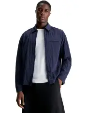[Calvin Klein] Crinkle 2.0 Shirt Jacket in Navy