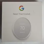 NEW - Google Nest Programmable Wi-Fi Thermostat - Snow - G4CVZ