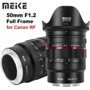 Meike 50mm F1.2 Full Frame Prime Lens for Canon RF Mount EOS-R RP R5 R6 R8 R10