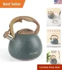 Family-Sized 2.7 Quart Stainless Steel Kettle with Loud Whistle & Stylish Design