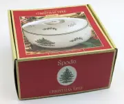 Spode Christmas Tree Round Covered Deep Dish 2.5 QT New in Box (I1)