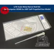 1/35 Metal Barrel Shell Kit for Trumpeter 09589 Su-100Y Self-Propelled Gun Model