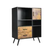Costway Kitchen Buffet Sideboard Industrial Display Cabinet Storage Cabinet