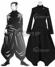 Jujutsu Kaisen Sorcery Fight Suguru Geto Black Comic Suit Cosplay Costume E001
