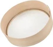 Wooden Flour Sieve Sifter Manual Powder Sifter for Baking Fine Mesh Kitchen Tool for Sifting Flour and Soy Milk Easy to Clean for Home and Restaurant Use