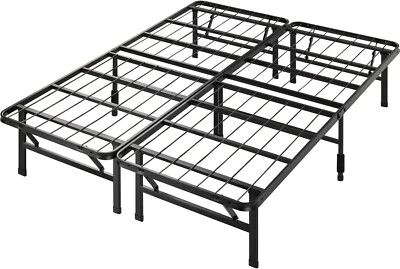 Smartbase Double Bed Base Frame /Foldable Premium Metal Heavy Duty Steel/Unde...