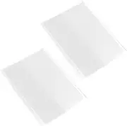 ZUNOXAZ 2 Pcs Book Film Covers Reusable Erasable PVC Notebook Covers for School Office and Personal Use