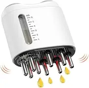 2 in 1 Hair Oil Applicator & Scalp Massager, Electric Oil Dispenser for Hair Growth, Red Light Therapy Scalp Massager for Hair Treatment & Essential Oils