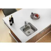 Dayton Drop-in Stainless Steel 15 in. 1-Hole Bar Single Bowl Kitchen Sink