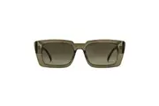 Carve Ziggy Sunglasses in Crystal Olive Leaf Brown Gradient