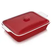 Blossom Casserole Dish, 13x9 Baking Dish, 3.8 Quart Casserole Dish Set Lasagn...