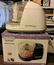 Kitchen Living Super Chopper Mini Food Processor KLMC15W New in Box WHITE