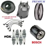 Tune Up Kit Filters Cap Rotor Wire Plugs For JEEP SCRAMBLER L4 2.5L 1984-1985